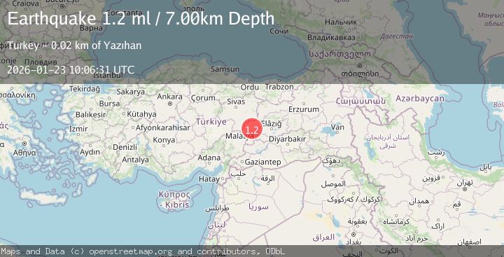 Map of EASTERN TURKEY