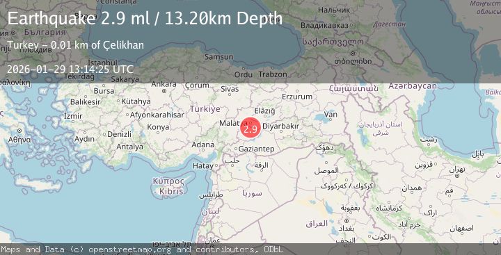 Map of EASTERN TURKEY