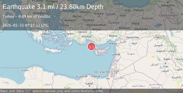 Map of CYPRUS REGION