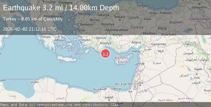 Map of EASTERN MEDITERRANEAN SEA