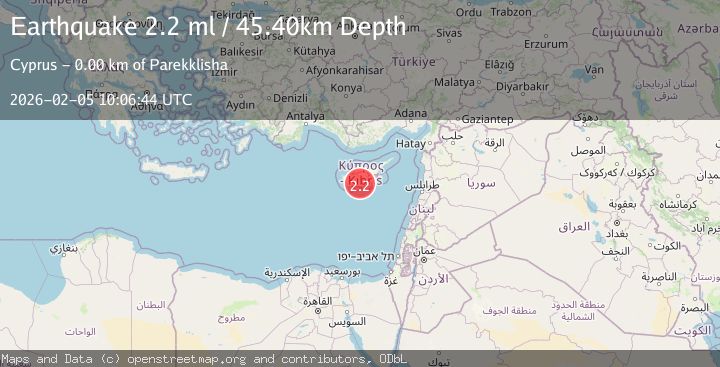 Map of CYPRUS REGION