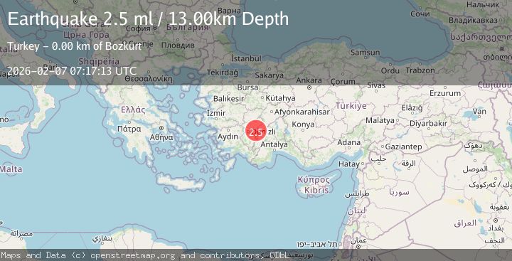 Map of WESTERN TURKEY