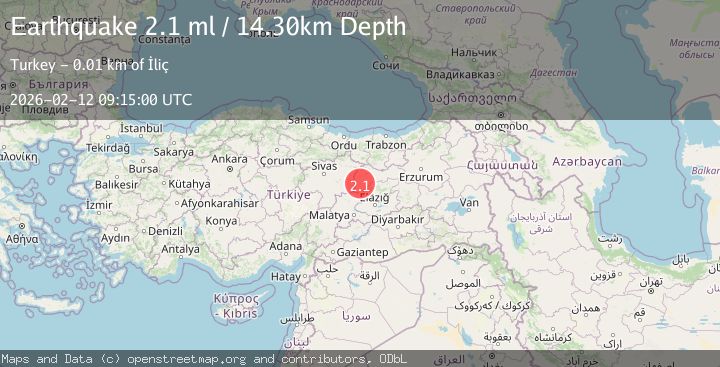 Map of EASTERN TURKEY