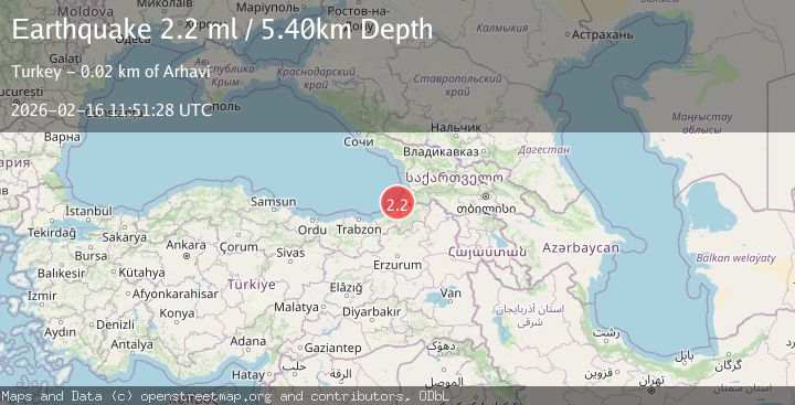 Map of EASTERN TURKEY