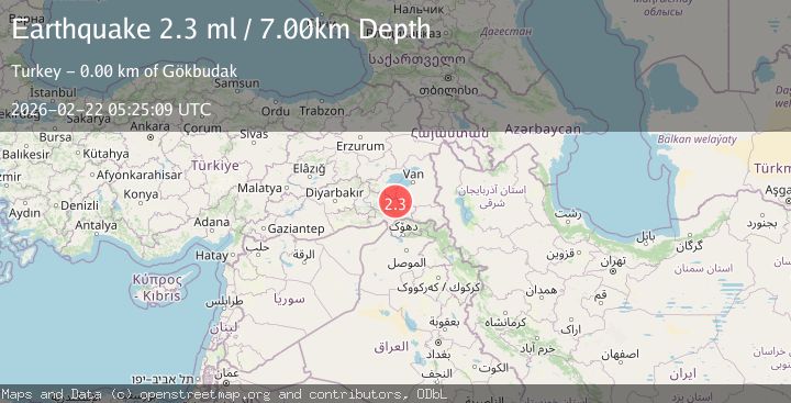Map of TURKEY-SYRIA-IRAQ BORDER REGION