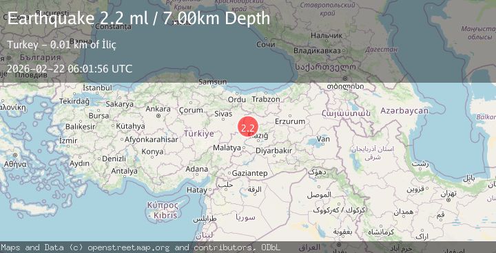 Map of EASTERN TURKEY