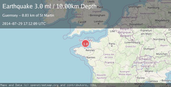 Map of CHANNEL ISL. REG, UNITED KINGDOM