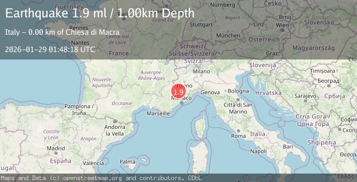 Map of NORTHERN ITALY