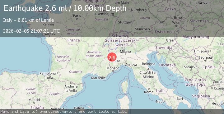 Map of NORTHERN ITALY