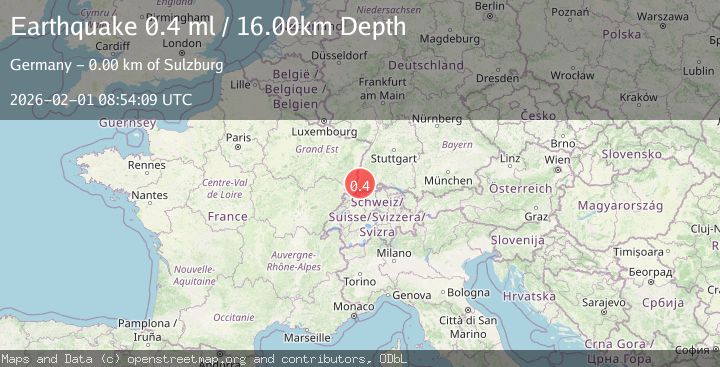 Map of FRANCE-GERMANY BORDER REGION