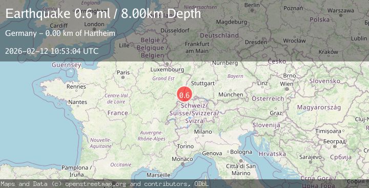 Map of FRANCE-GERMANY BORDER REGION