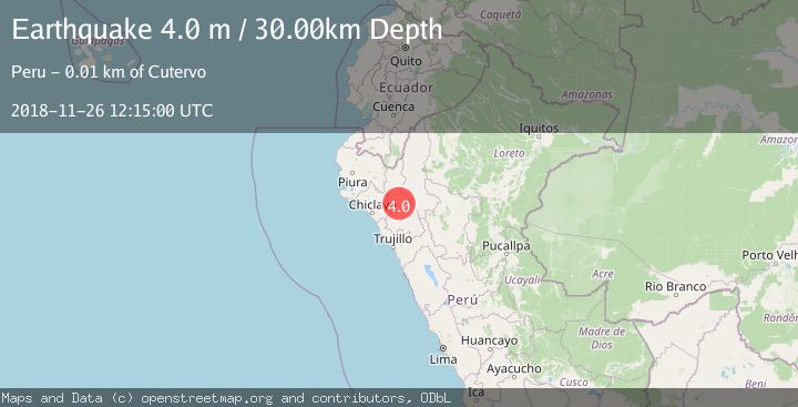 Map of NORTHERN PERU