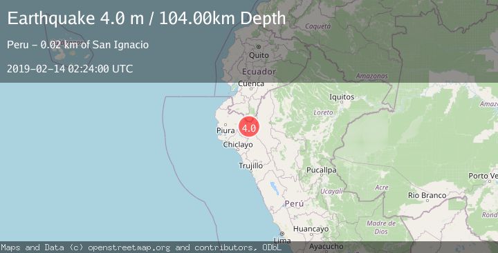 Map of NORTHERN PERU