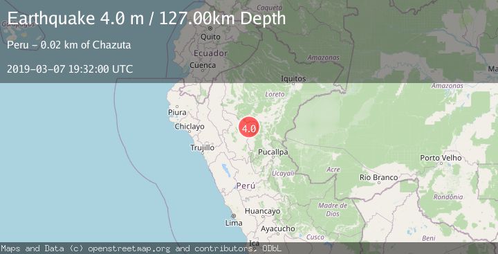 Map of NORTHERN PERU