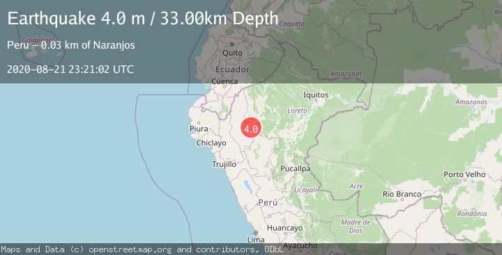 Map of NORTHERN PERU