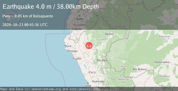 Map of NORTHERN PERU