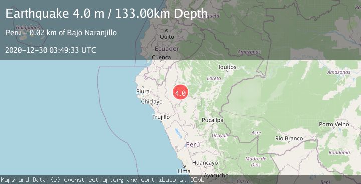 Map of NORTHERN PERU