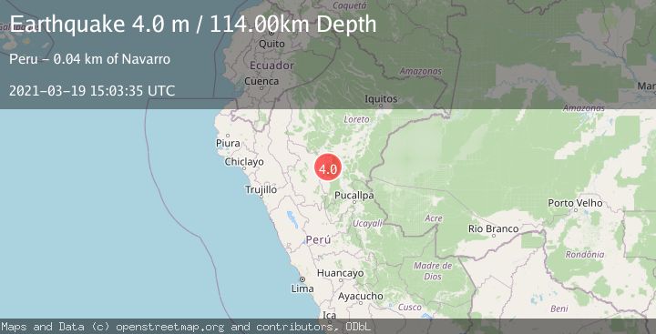 Map of NORTHERN PERU