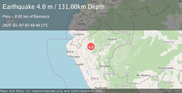 Map of NORTHERN PERU