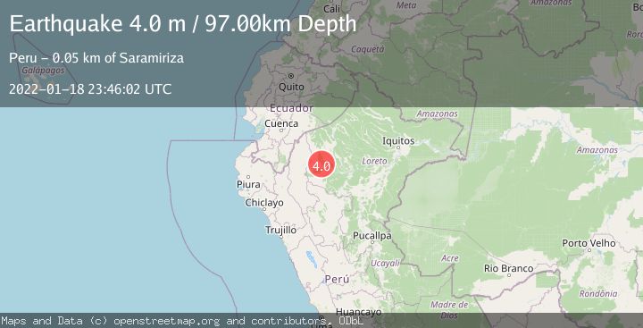 Map of NORTHERN PERU
