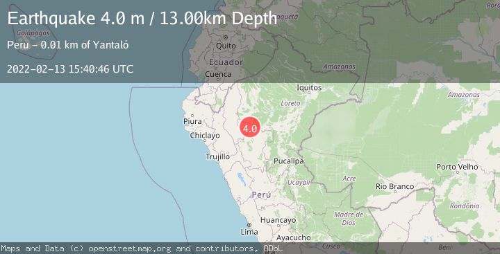 Map of NORTHERN PERU