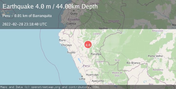 Map of NORTHERN PERU