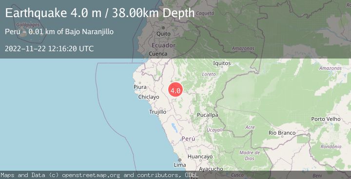 Map of NORTHERN PERU