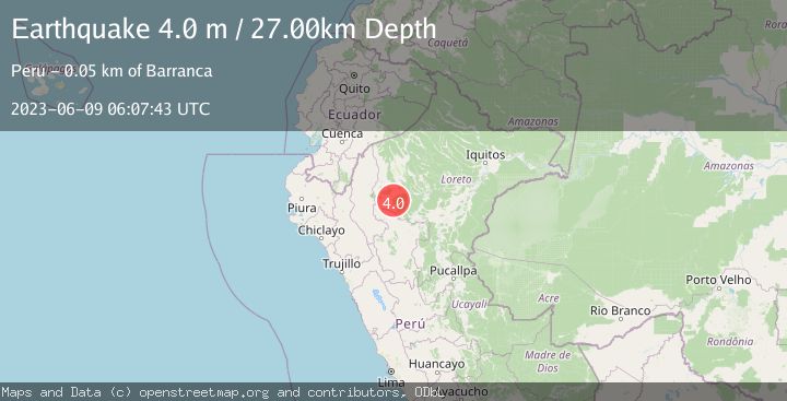 Map of NORTHERN PERU