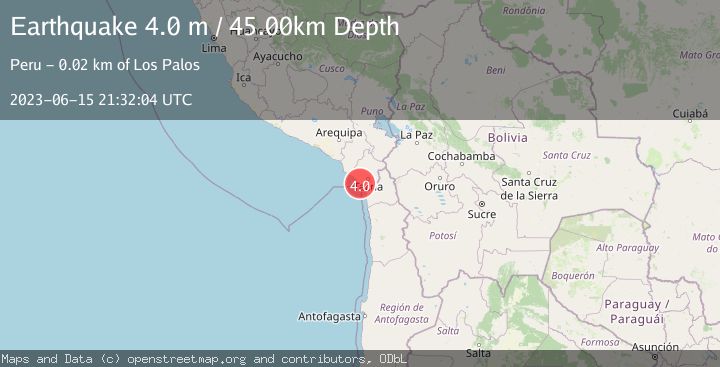 Map of OFFSHORE TARAPACA, CHILE
