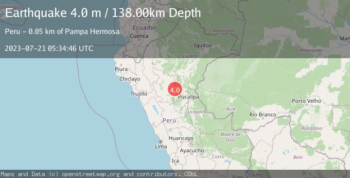 Map of NORTHERN PERU
