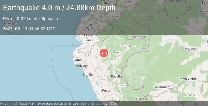 Map of NORTHERN PERU