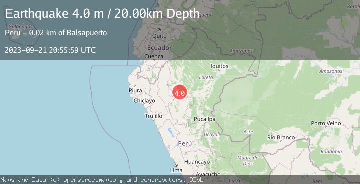 Map of NORTHERN PERU
