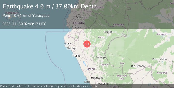 Map of NORTHERN PERU