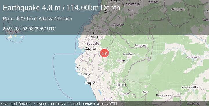 Map of NORTHERN PERU