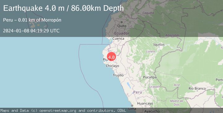 Map of NORTHERN PERU