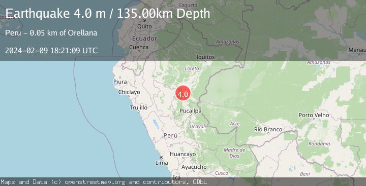 Map of NORTHERN PERU