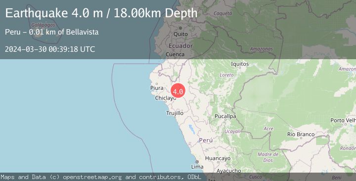 Map of NORTHERN PERU