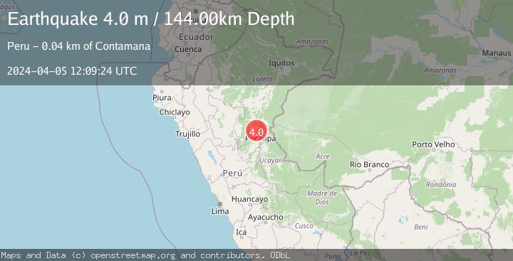 Map of NORTHERN PERU