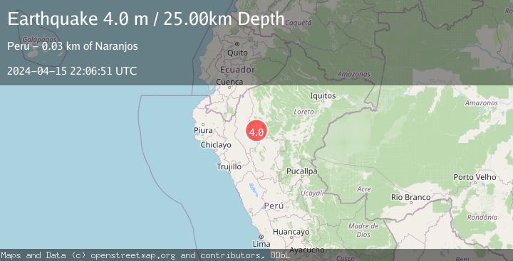 Map of NORTHERN PERU