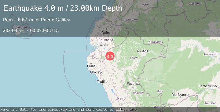 Map of NORTHERN PERU