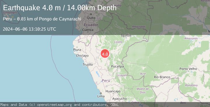 Map of NORTHERN PERU