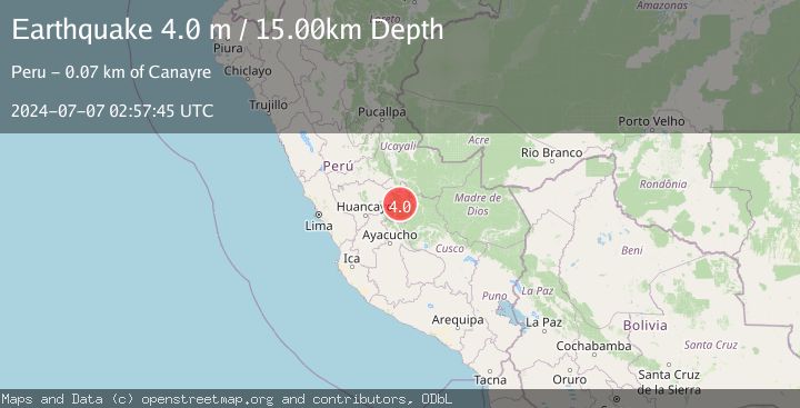 Map of CENTRAL PERU