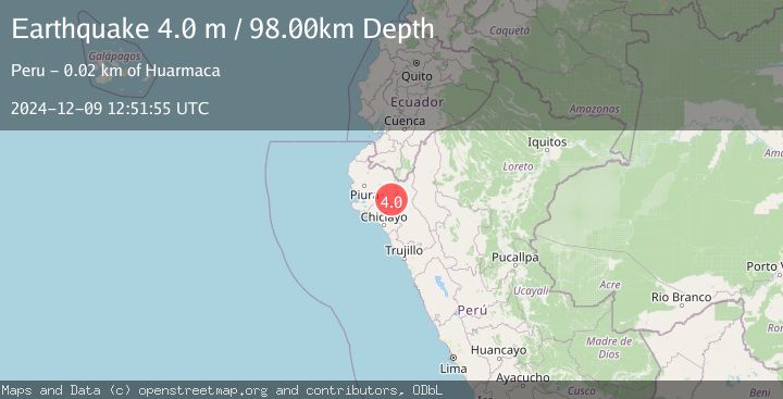 Map of NORTHERN PERU