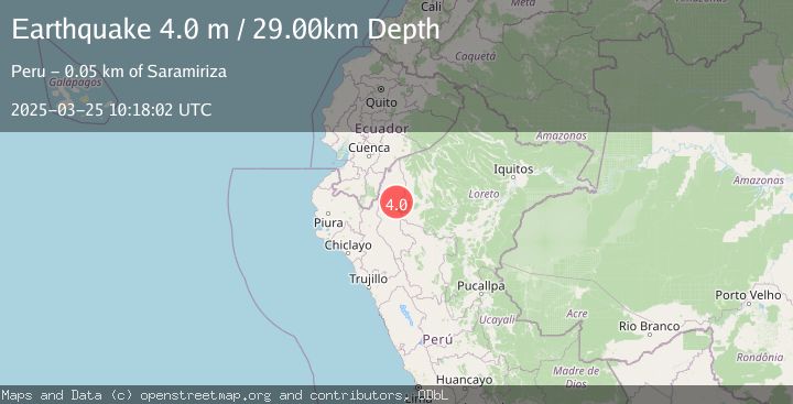Map of NORTHERN PERU