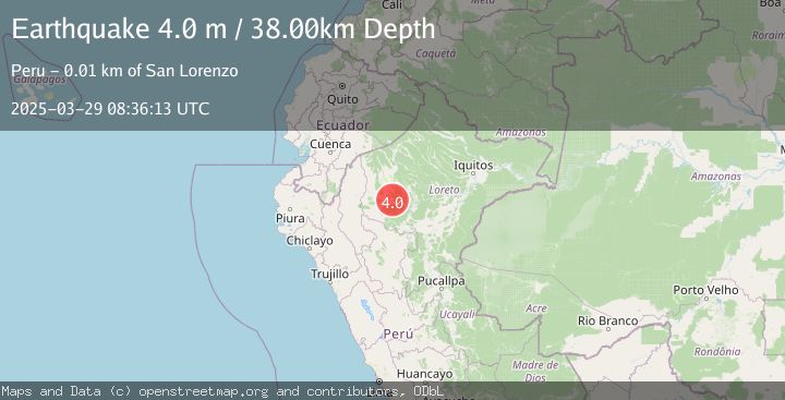 Map of NORTHERN PERU