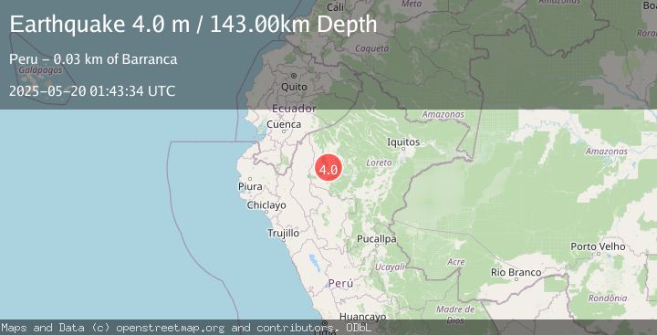 Map of NORTHERN PERU