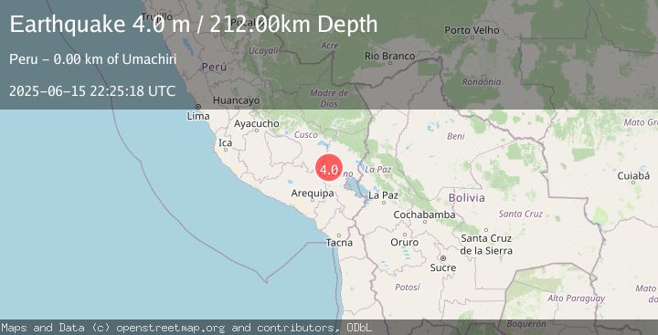 Map of SOUTHERN PERU