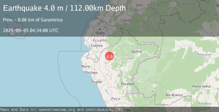 Map of NORTHERN PERU