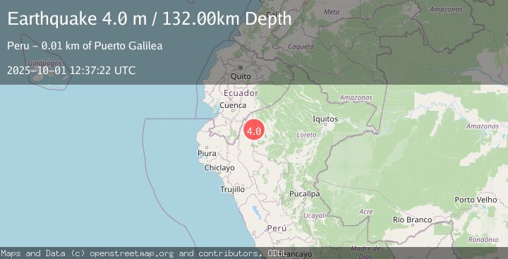 Map of NORTHERN PERU