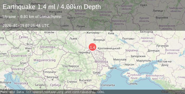Map of UKRAINE-MOLDOVA BORDER REGION